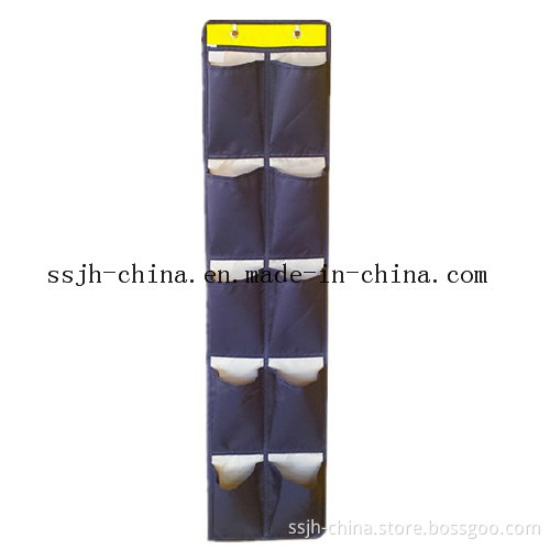 Blue Oxford 10 Pockets Hanging Organizer (TN-BGX 1411)